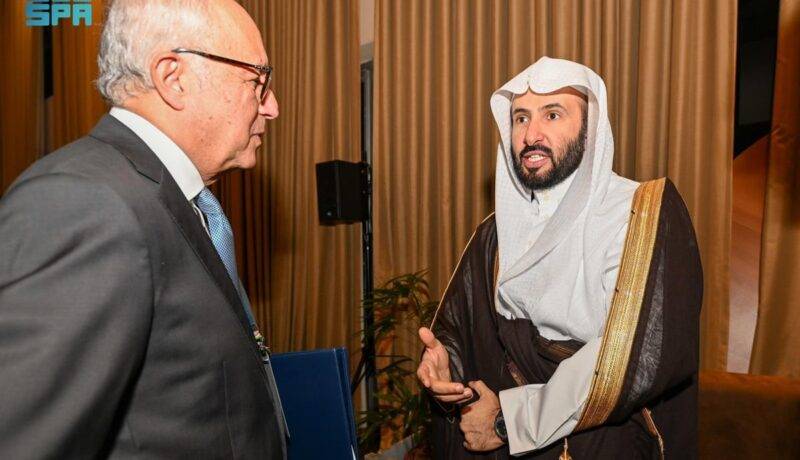 وزير العدل يجري مباحثات مع رئيس المجلس الدستوري في فرنسا