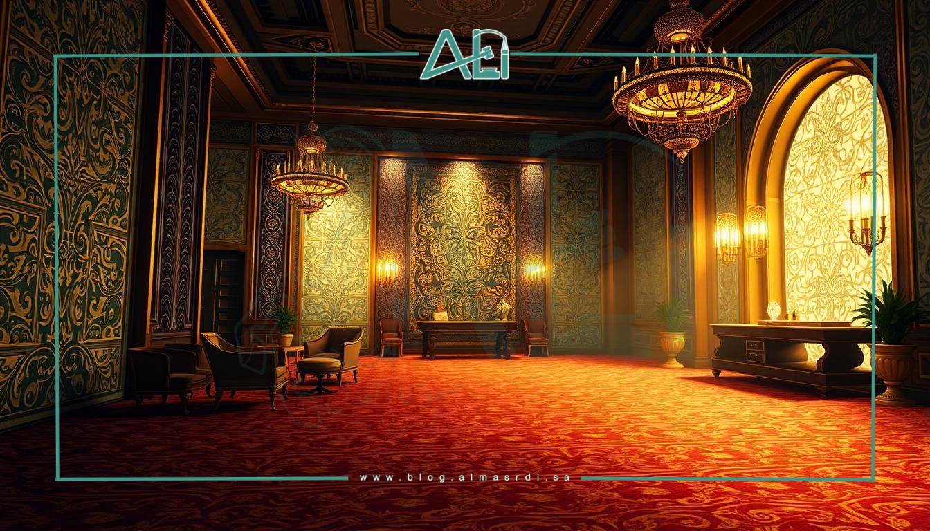 Detailed membership fees illustration in a refined, elegant style. Showcase ornate patterns, intricate designs, and premium textures across the foreground, middle ground, and background layers. Illuminate the scene with warm, directional lighting that casts subtle shadows, creating depth and dimension. Convey a sense of sophistication and attention to detail that reflects the almasrdilaw brand. Avoid any overt signage or textual elements.