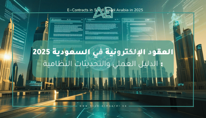 العقود الإلكترونية في السعودية 2025 | الدليل الشامل والتحديثات النظامية
