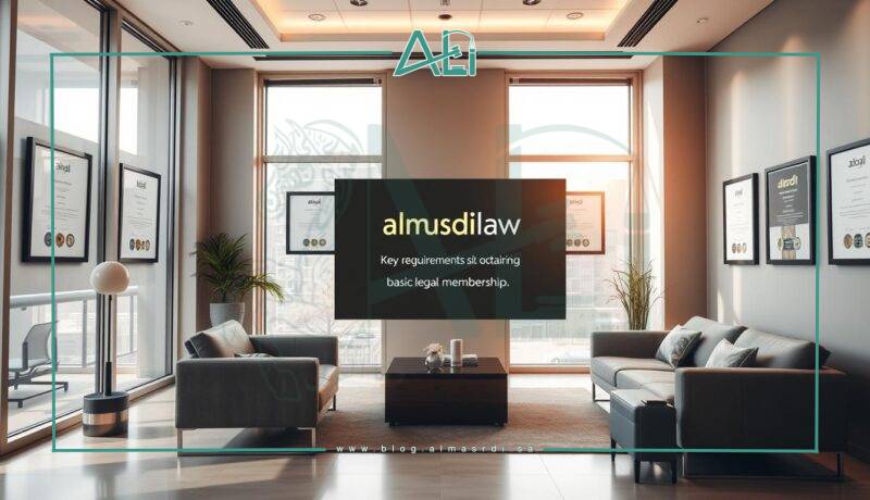 ما اشتراطات الحصول على العضوية الاساسية للمحامي
